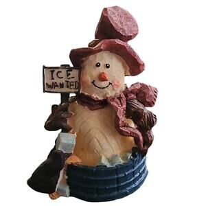 Melting Snowman Winter Christmas Decor Small